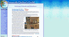 Desktop Screenshot of pensacolaquiltersguild.org